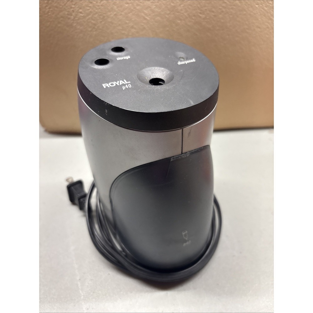 Royal P40 Electric Pencil Sharpener Desk Top Excellent Used